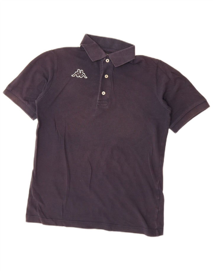 Camisa polo masculina Kappa pequena algodão azul marinho
