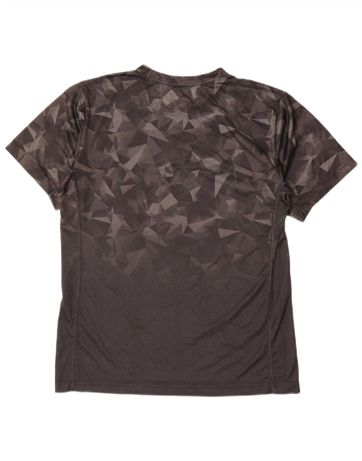 Camiseta masculina Champion grande preta geométrica