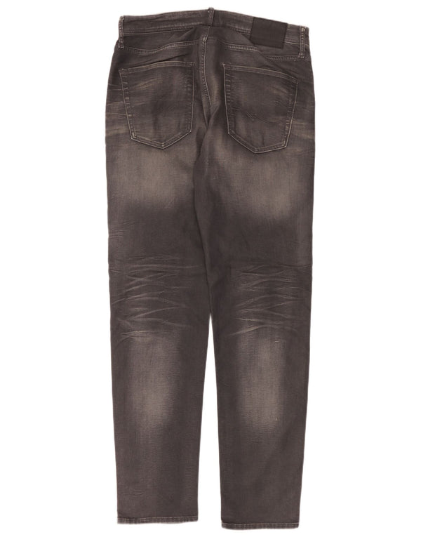Jack & Jones Masculino Mike Skinny Jeans W33 L34 Cinza Algodão