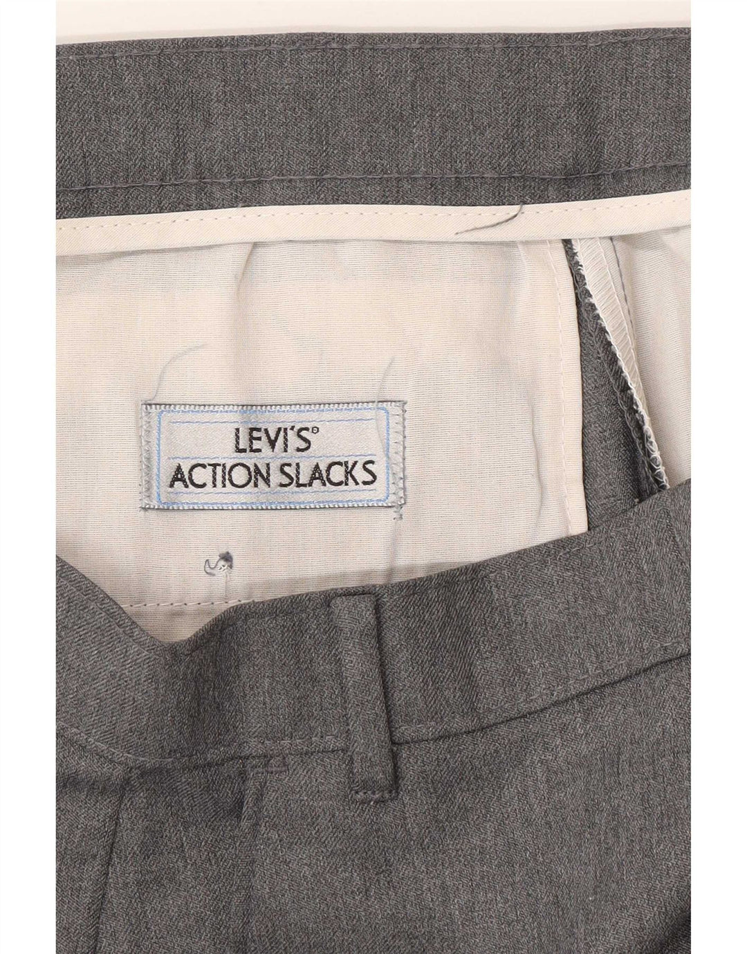 Calça jeans reta masculina Levi's W38 L29 poliéster cinza