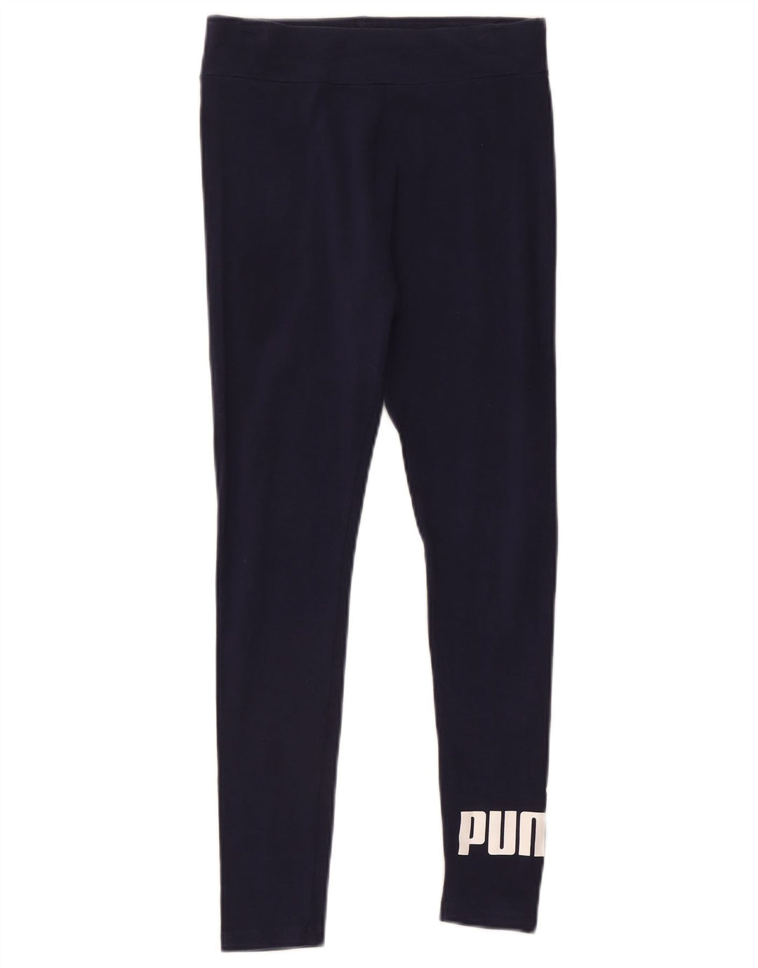 Leggings Puma Feminino UK 10 Pequeno Azul Marinho