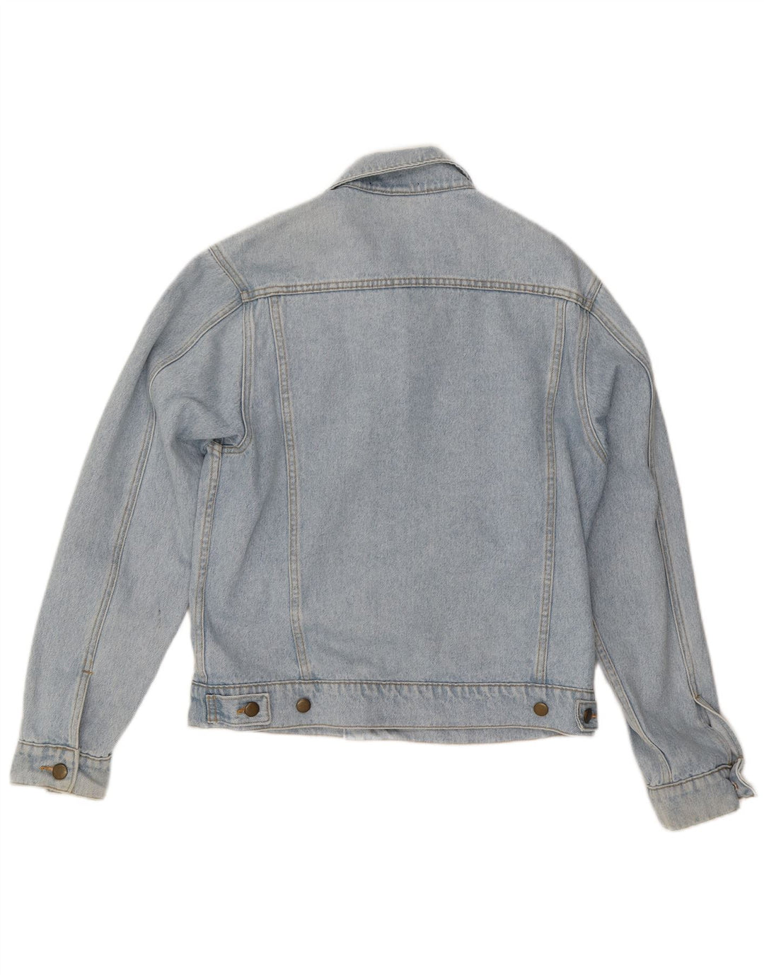 Jaqueta jeans masculina American Apparel Reino Unido 38 algodão azul médio