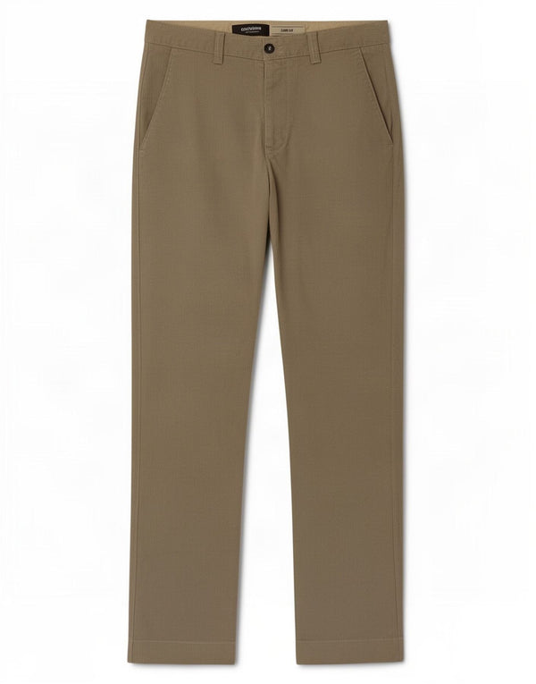Calça Dockers masculina slim fit Chino W30 L32 cinza risca de giz algodão