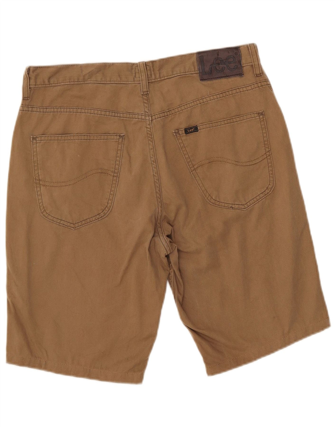 Shorts casuais masculinos LEE W32 médio bege