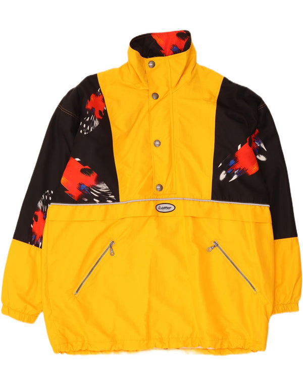 Loffler Mens Anorak Jacket UK 42 XL Amarelo Colourblock Poliamida