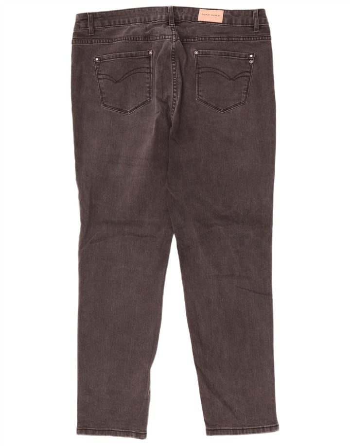 Naf Naf Jeans Slim Feminino EU 42 Grande W34 L28 Cinza