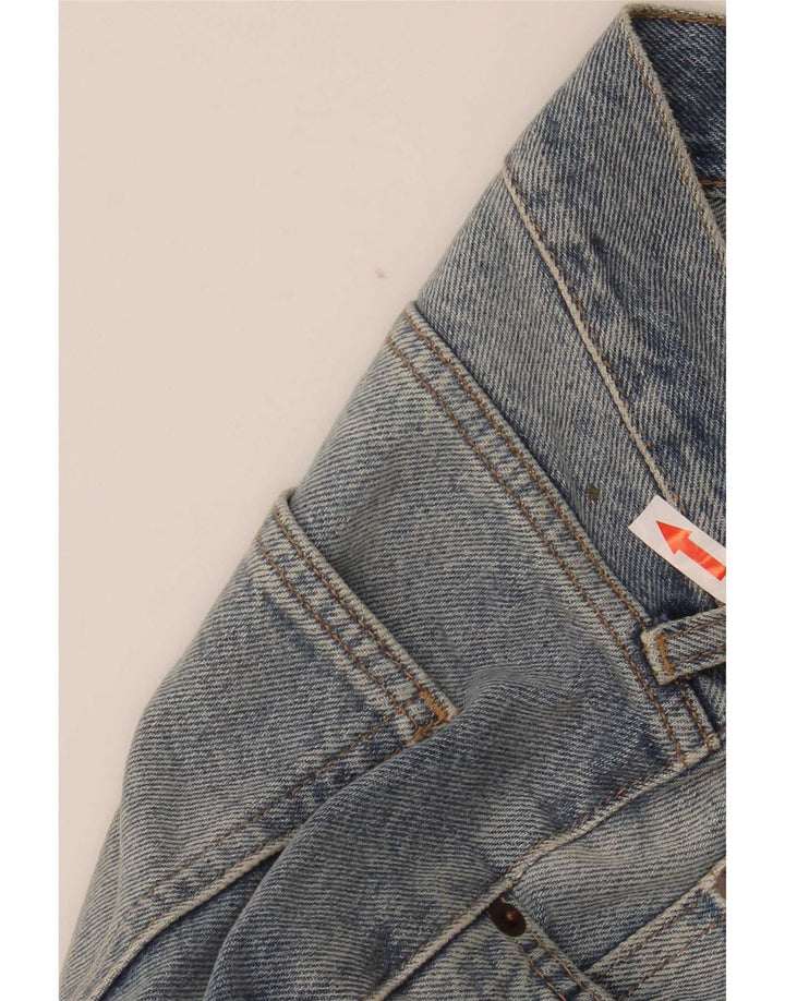 Shorts jeans feminino Zara EU 38 pequeno W28 algodão azul