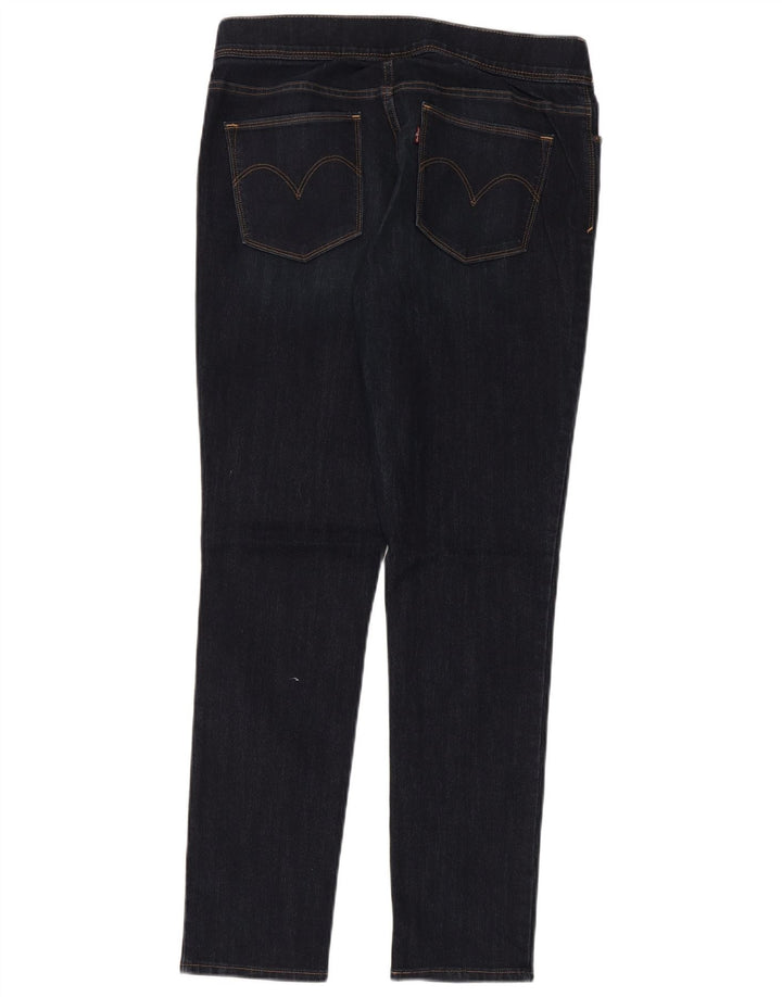 Calça jeans feminina Levi's W30 L30 azul marinho algodão