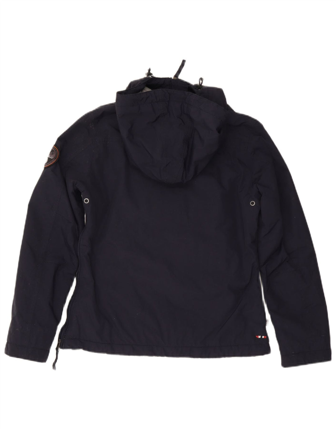 Jaqueta feminina Napapijri Geographic Graphic Anorak Reino Unido 14 Médio Azul Marinho