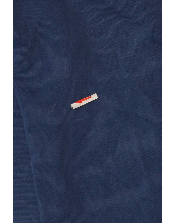 Calça de treino masculina Franklin Marshall joggers pequeno algodão azul