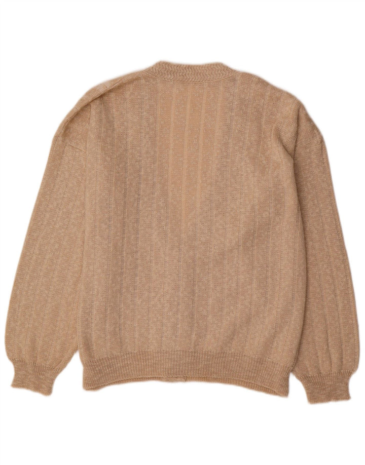 Suéter cardigã masculino PERTH IT 54 XL lã bege