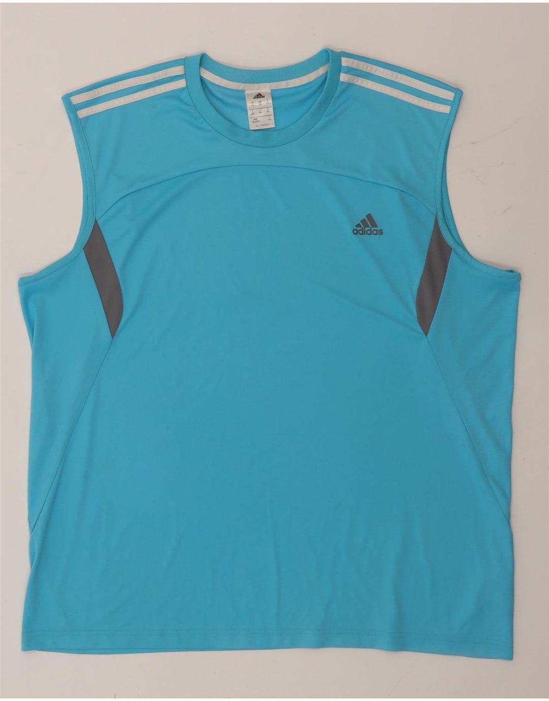 Colete Adidas Masculino Top 2XL Azul Colorblock Poliéster