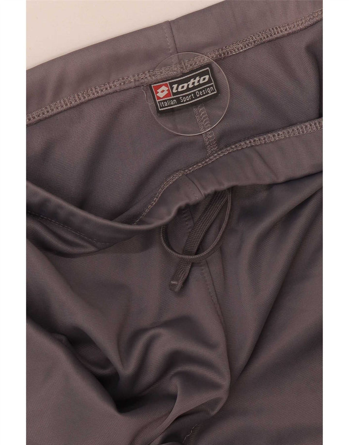 Calça de treino feminina Lotto UK 14 grande cinza