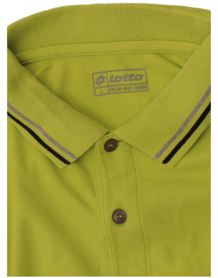 Camisa polo masculina Lotto grande verde
