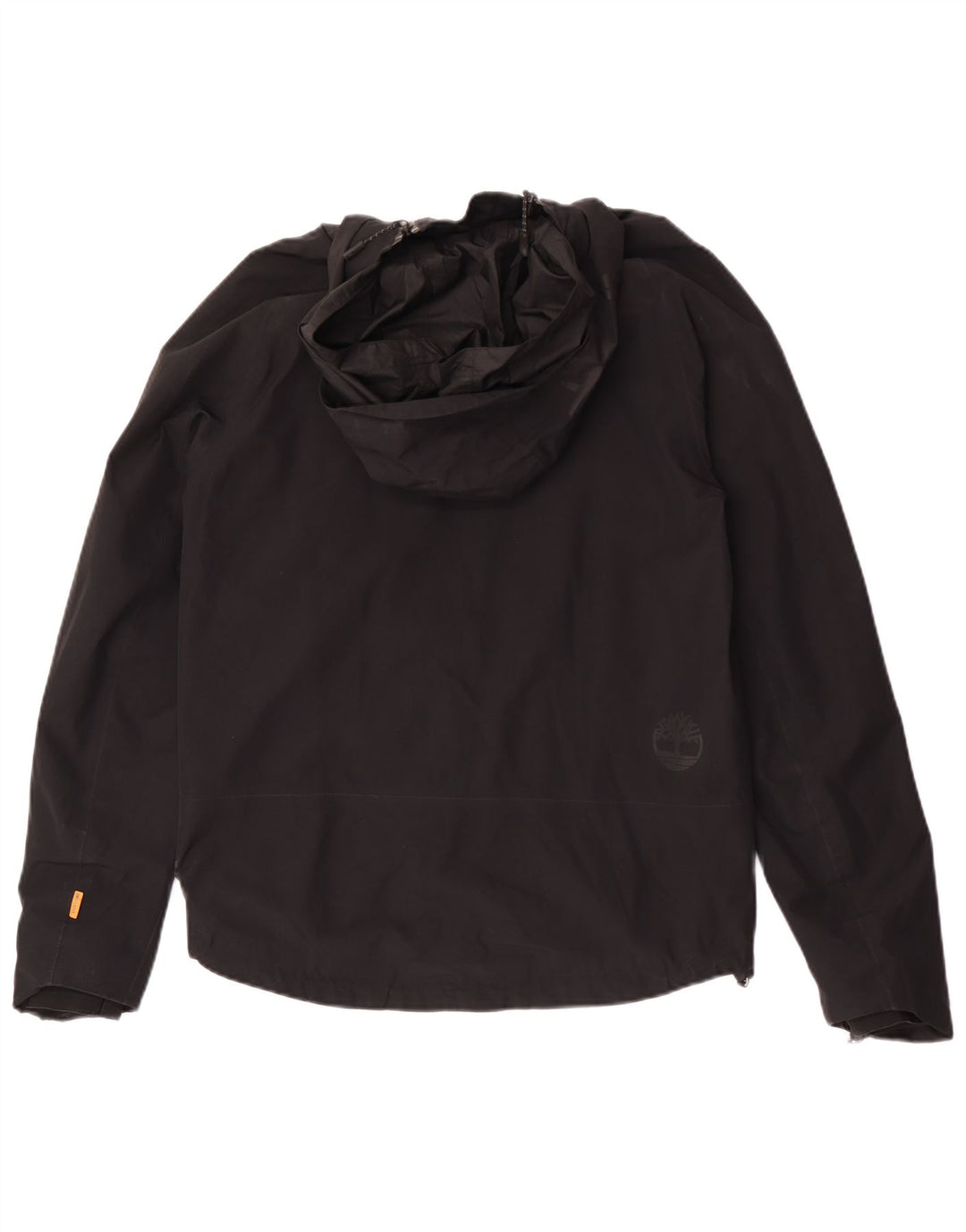 Jaqueta de chuva masculina com capuz Timberland UK 36 poliéster preto pequeno
