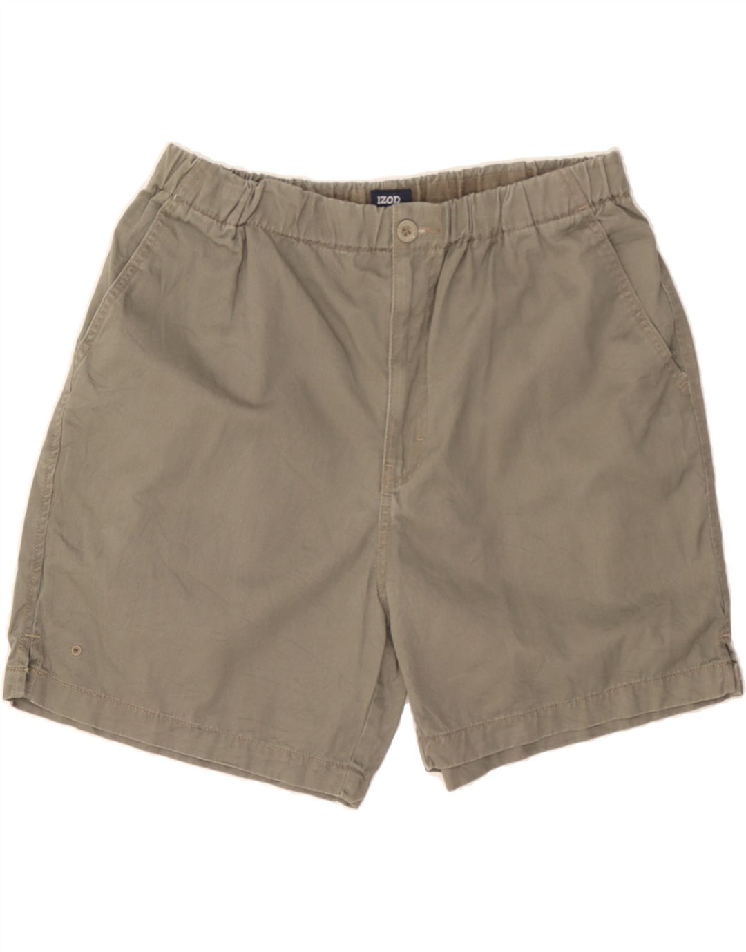 IZOD Mens Chino Shorts Large W36 Grey Cotton Vintage Izod and Second-Hand Izod from Messina Hembry 