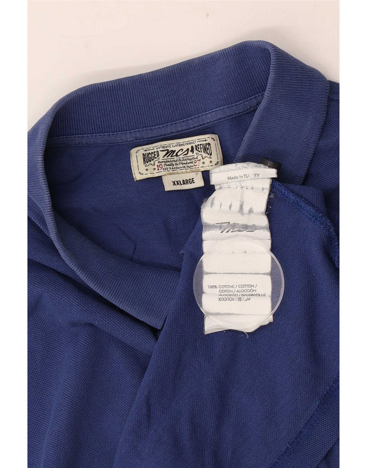 Camisa polo masculina Marlboro Classics 2XL algodão azul