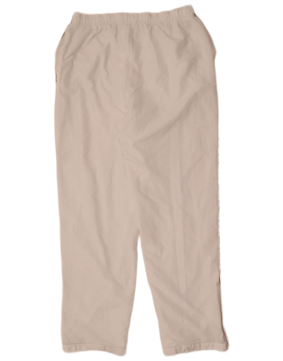 Calça masculina Fila Graphic Tracksuit grande poliéster listrado branco