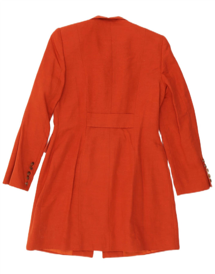 Sobretudo feminino Vestino Due EU 38 Médio Laranja Paisley Modal