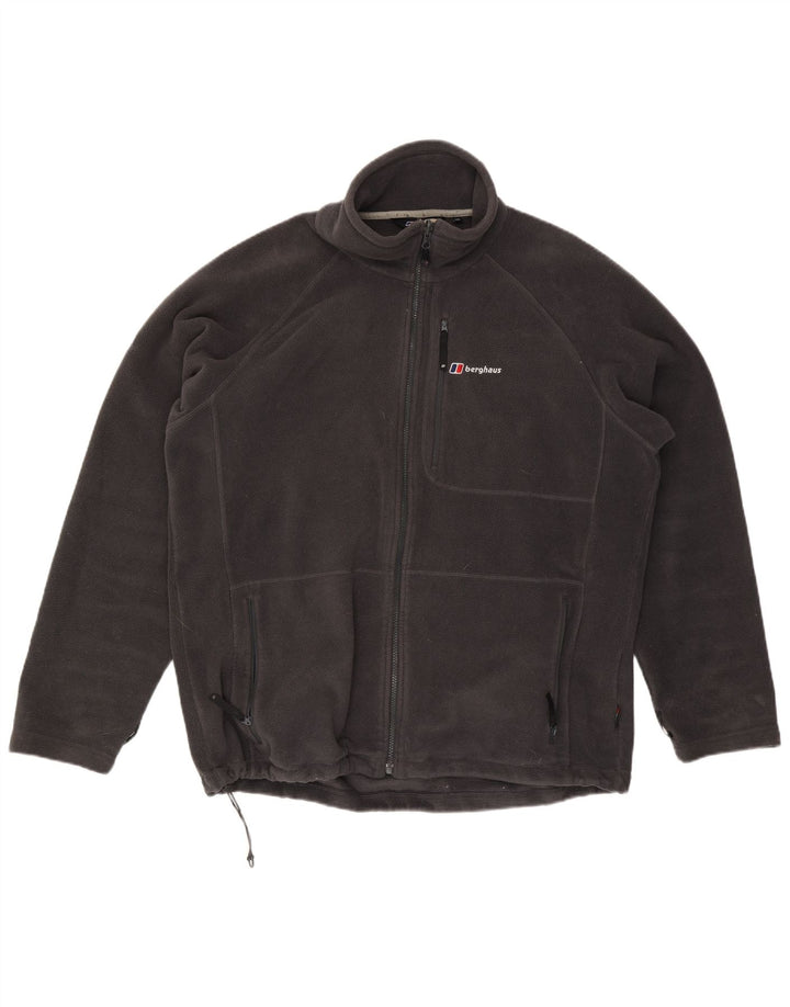 Jaqueta de lã masculina Berghaus UK 44 2XL poliéster cinza