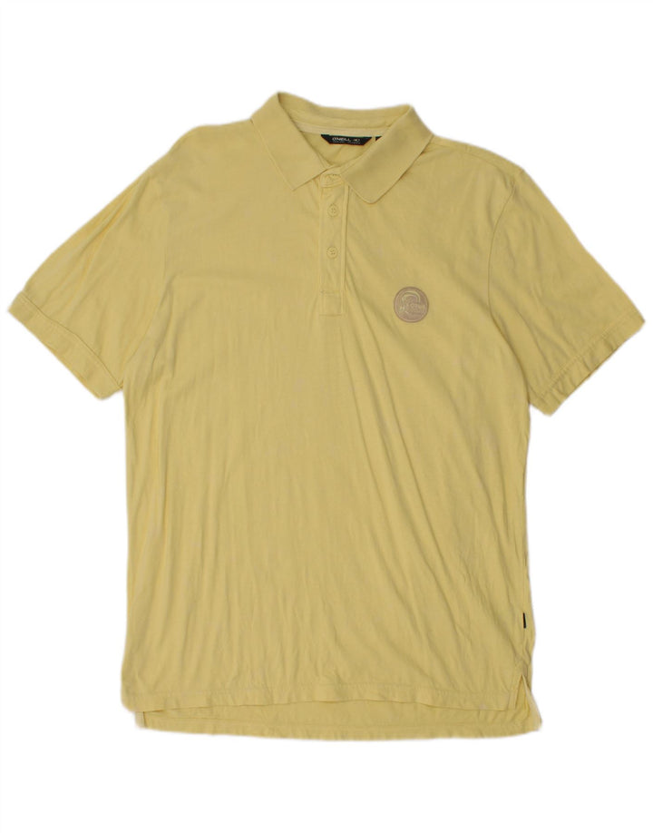 Camisa polo masculina O'Neill grande algodão amarelo