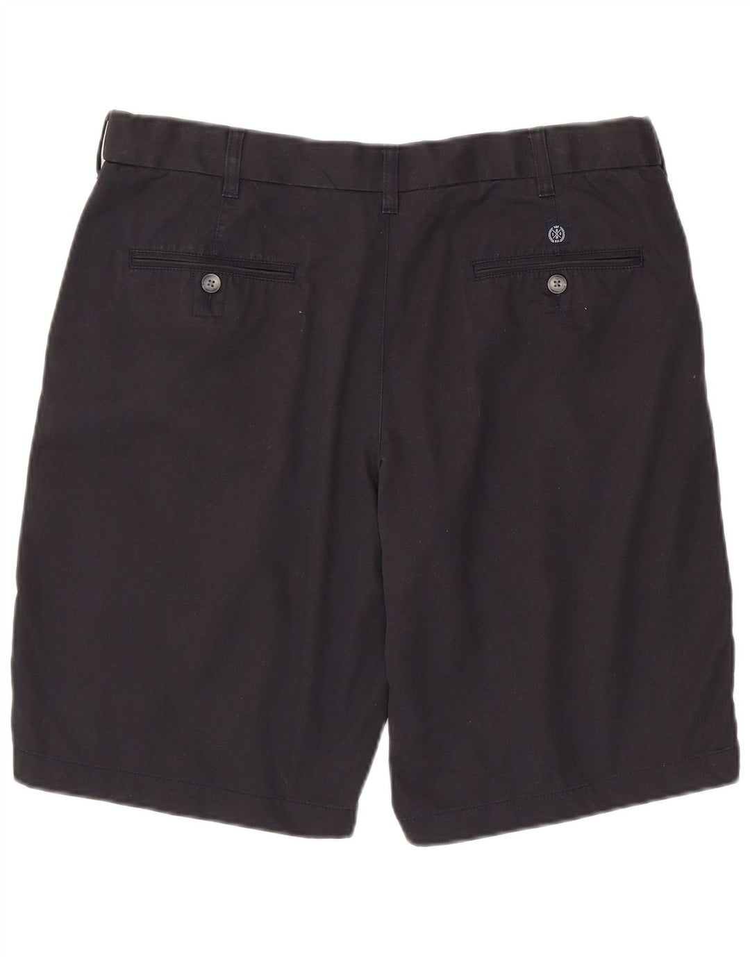 Shorts chino masculino Marks & Spencer W36 grande algodão azul marinho
