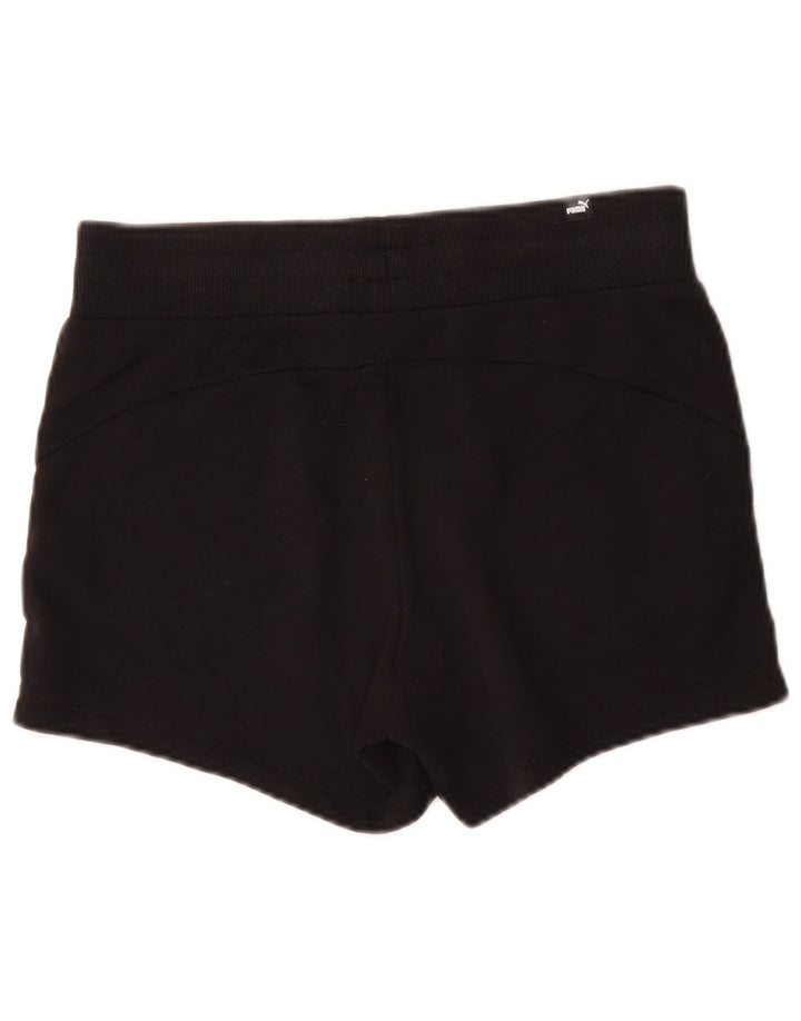 Shorts esportivos femininos Puma UK 8 pequenos pretos