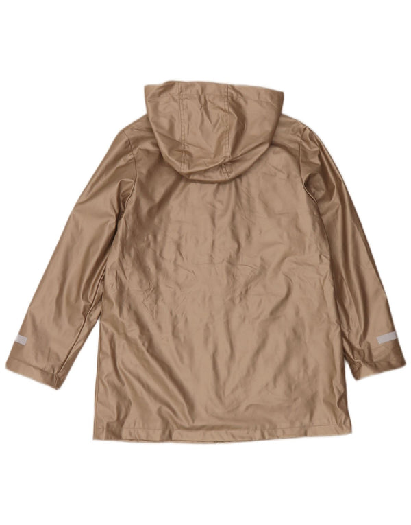 Capa de chuva com capuz para meninas Marks & Spencer 9-10 anos poliuretano dourado