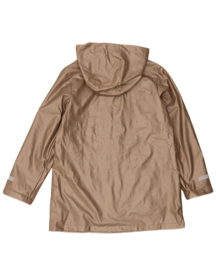 Capa de chuva com capuz para meninas Marks & Spencer 9-10 anos poliuretano dourado