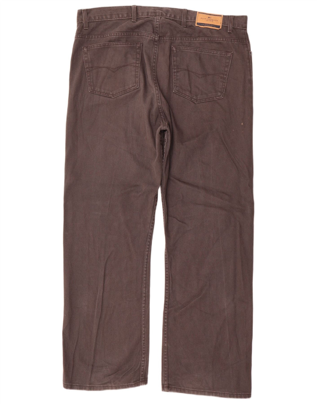 Calça jeans reta masculina Marks & Spencer Blue Harbor W38 L29 algodão cinza