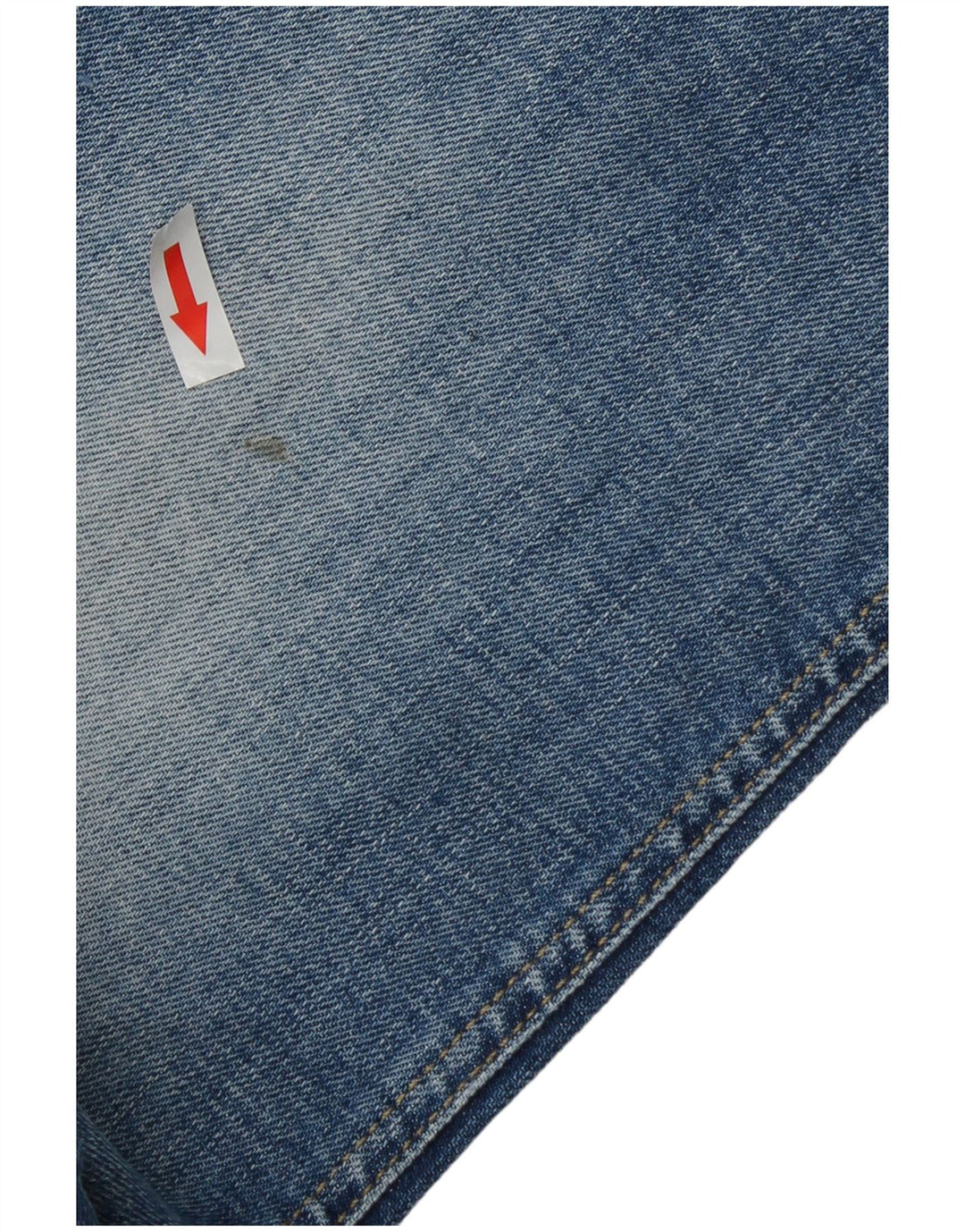Jack & Jones Calça jeans reta masculina desgastada W32 L32 algodão azul