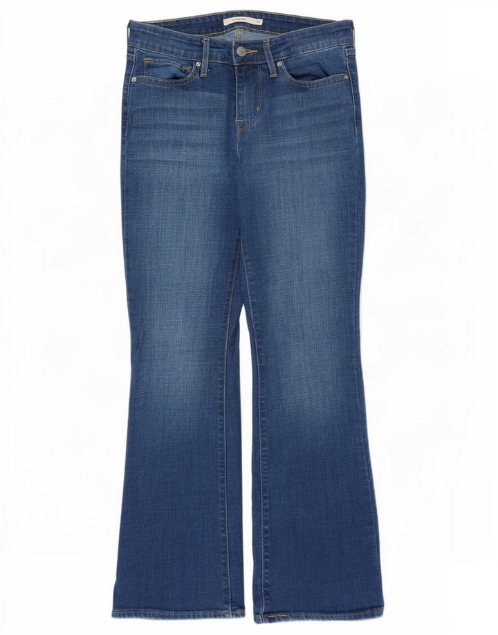 Calça jeans feminina Levi's 715 Bootcut W28 L28 azul algodão