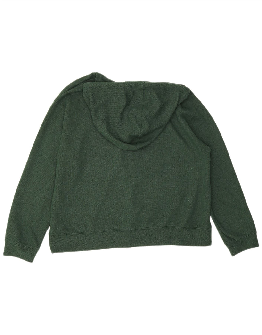 Zara Womens Oversized Hoodie Jumper UK 10 Pequeno Poliéster Verde