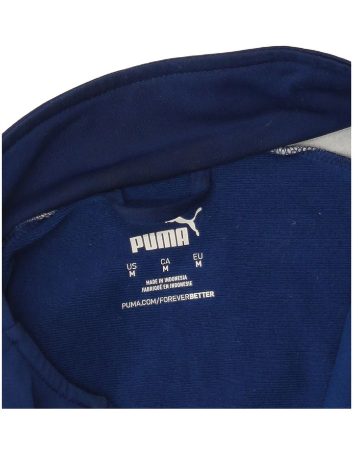 Puma Mens Tracksuit Top Jacket Médio Azul Colorblock