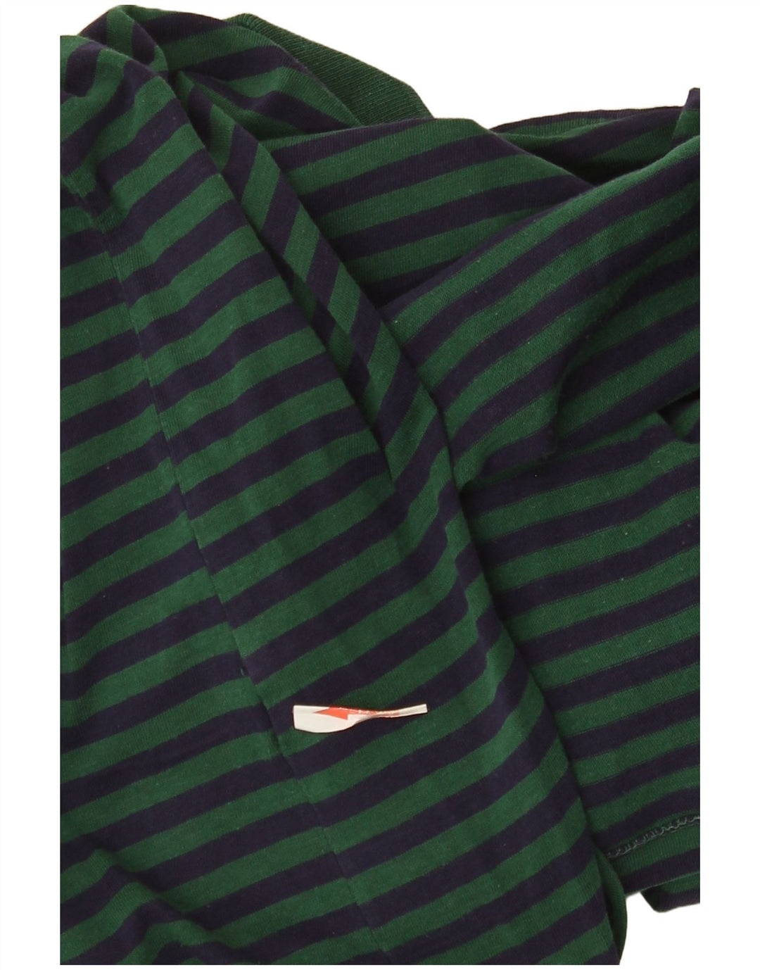 Camisa polo masculina Lacoste tamanho 4 risca de giz verde médio