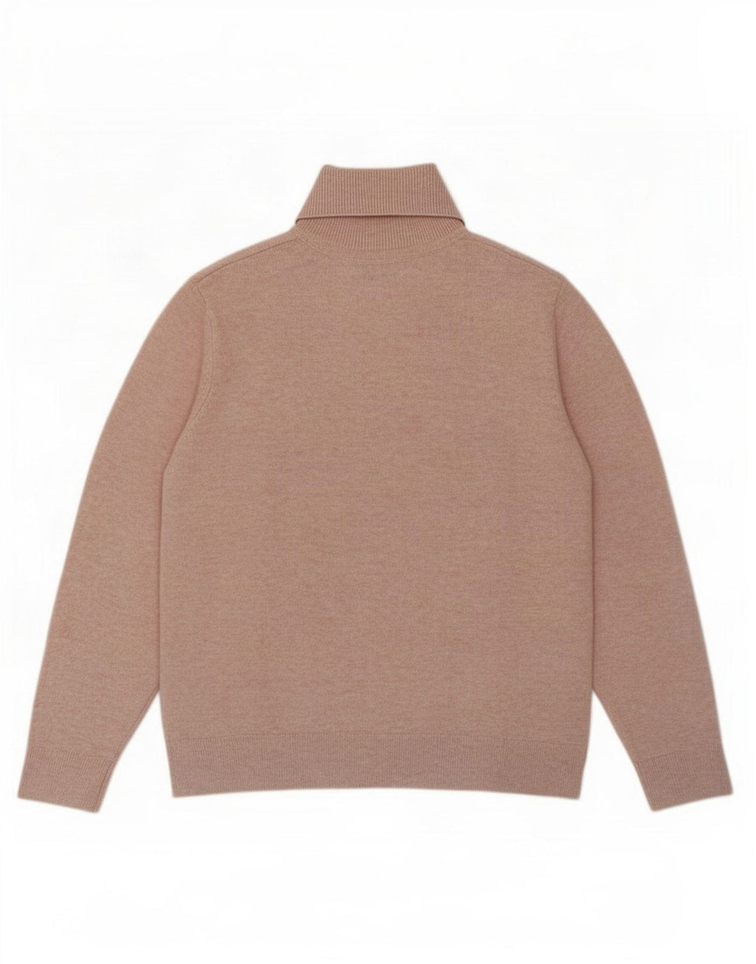 Suéter feminino Marks & Spencer com gola redonda Reino Unido 14 poliéster rosa médio