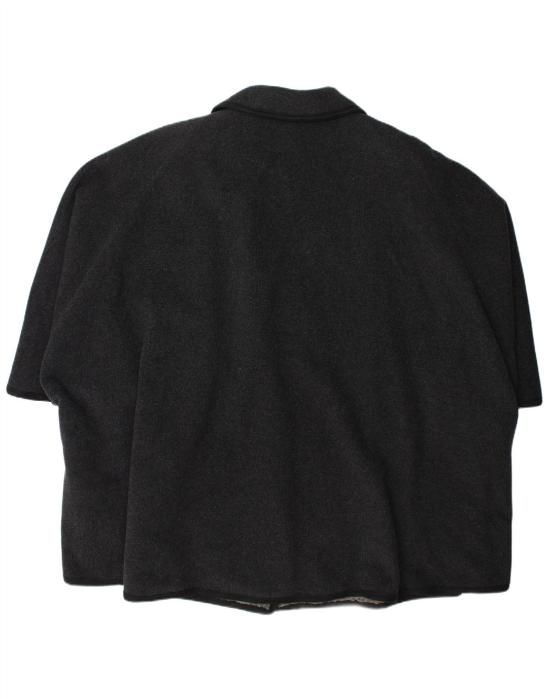 Casaco poncho feminino ABITAL tamanho único cinza