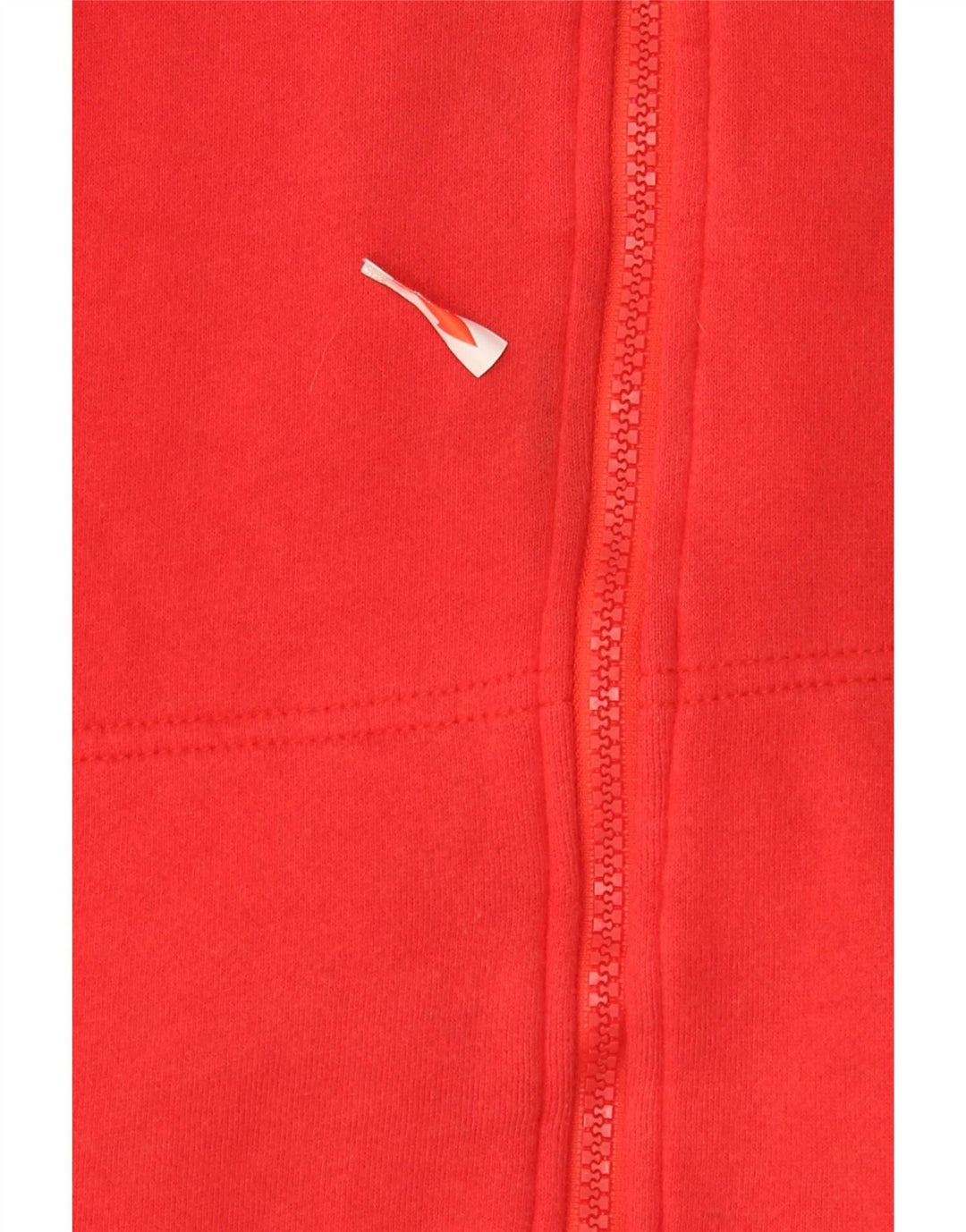 Suéter masculino Fila com capuz e zíper gráfico pequeno algodão vermelho
