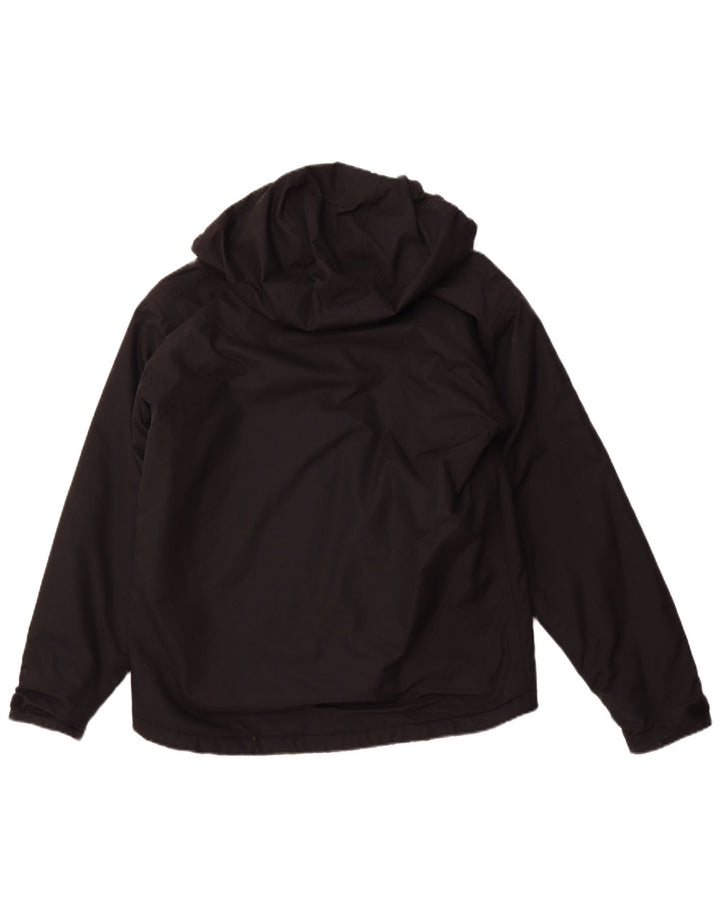 Jaqueta de chuva masculina BERGHAUS com capuz Reino Unido 36 pequena nylon preta