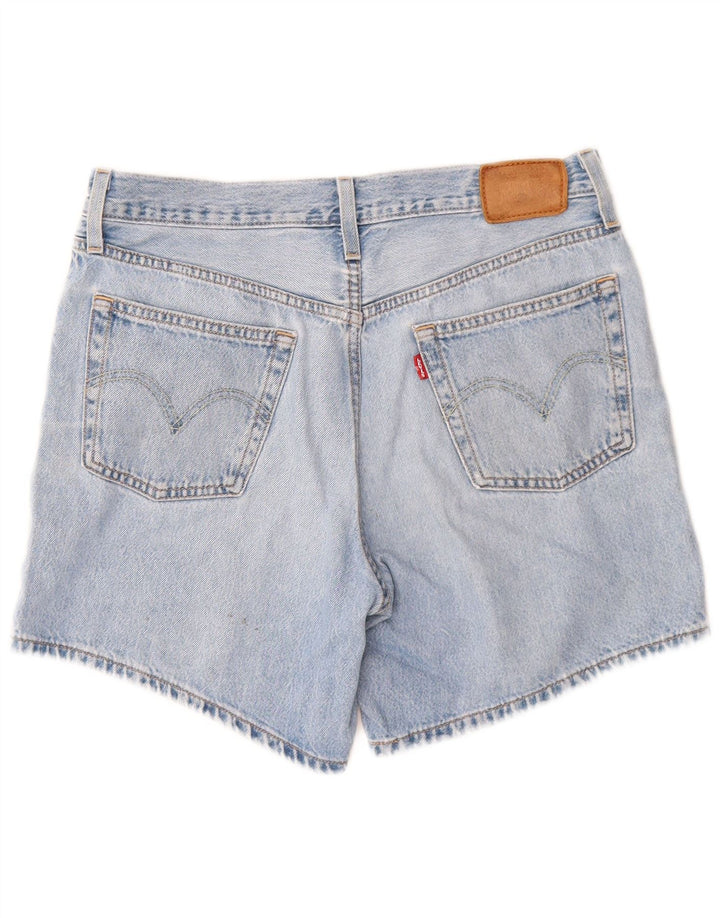 Shorts jeans feminino Levi's W28 algodão azul médio