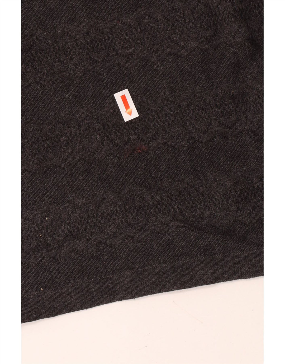 Mini saia feminina de cintura alta Fat Face UK 16 grande W30 cinza algodão clássico