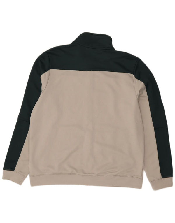 Nike Mens Treino Top Jacket XL Branco Colorblock Poliéster