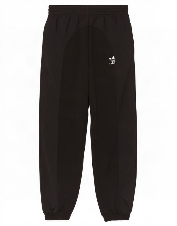 Adidas Womens Tracksuit Calças Joggers UK 8 Pequeno Poliéster Preto