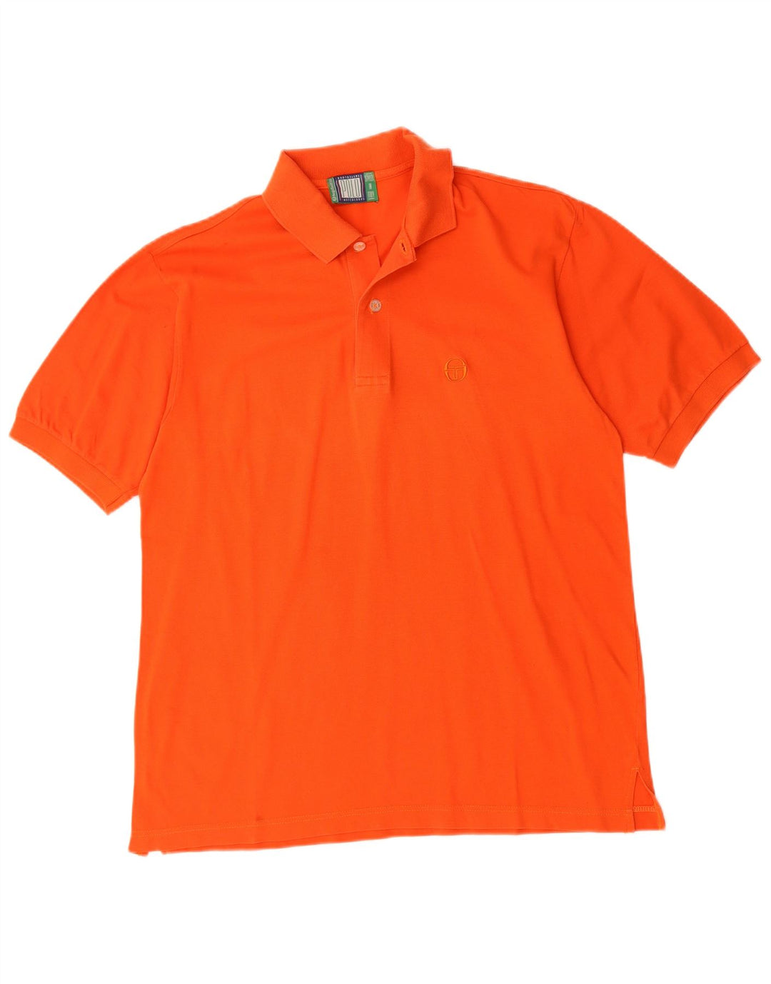 SERGIO TACCHINI Polo masculino médio algodão laranja