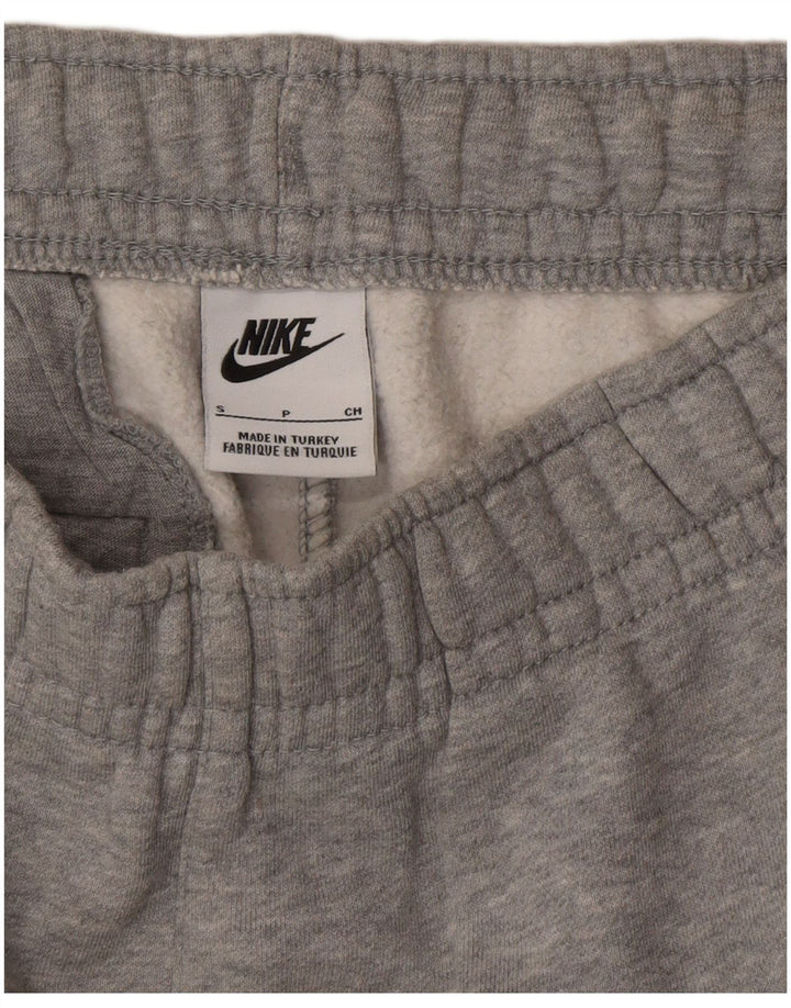 Calça de treino masculina Nike joggers pequeno algodão cinza