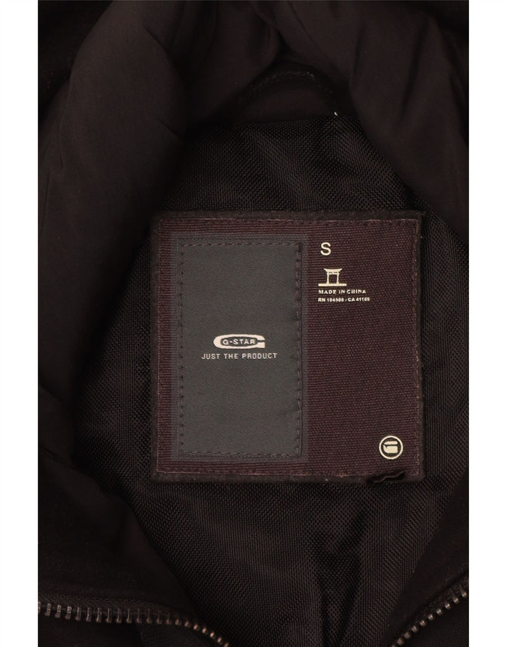 Jaqueta acolchoada masculina G-Star UK 36 pequena lã preta
