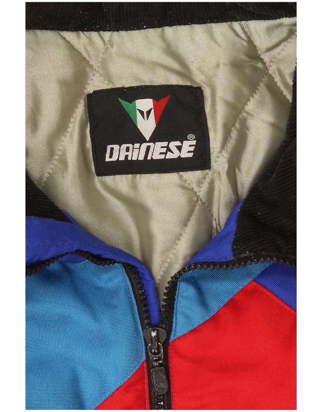 Jaqueta masculina Dainese Graphic Racer tamanho 54 grande bloco colorido azul