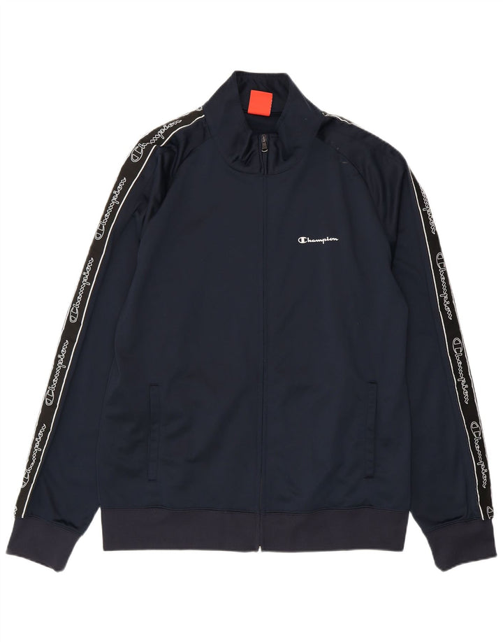 Jaqueta masculina Champion Graphic Tracksuit XL azul marinho poliéster