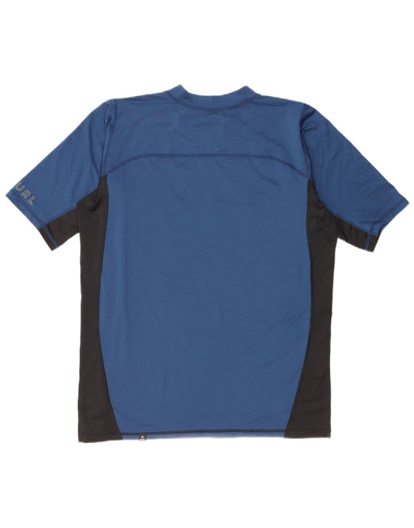 Camiseta masculina Rip Curl com ajuste relaxado e gráfico XL azul marinho Colourblock