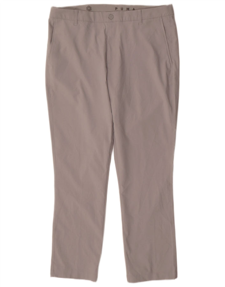 Calça Puma Masculina Straight Chino W36 L30 Cinza Poliéster